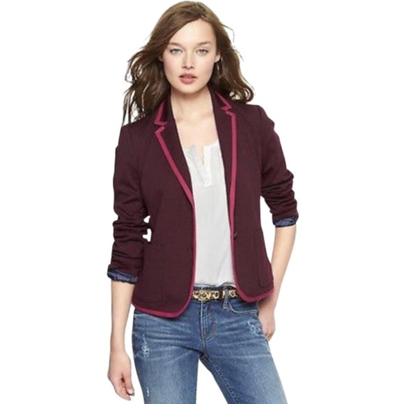 GAP Jackets & Blazers - Gap Academy ponte knit blazer contrast pink